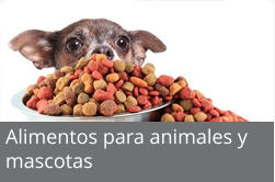 Alimentos para animales y mascotas